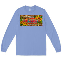Colony Blue Chingona license plate Long Sleeve Tee - HRA Design Shop