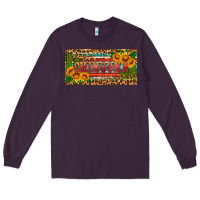 Plum Chingona license plate Long Sleeve Tee - HRA Design Shop