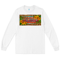 White Chingona license plate Long Sleeve Tee - HRA Design Shop