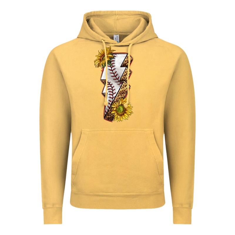 Sport Baseball  Lightning Bolt Vintage Hoodie by texasbilliewilder | Teevron