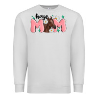 Dove Grey horse mom Premium Sweatshirt - MaliasSmallBusiness