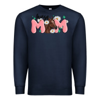 Navy horse mom Premium Sweatshirt - MaliasSmallBusiness
