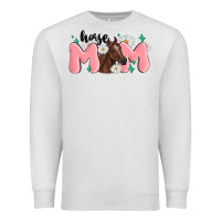 Oatmeal Heather horse mom Premium Sweatshirt - MaliasSmallBusiness