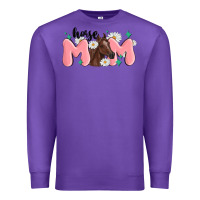 Purple horse mom Premium Sweatshirt - MaliasSmallBusiness