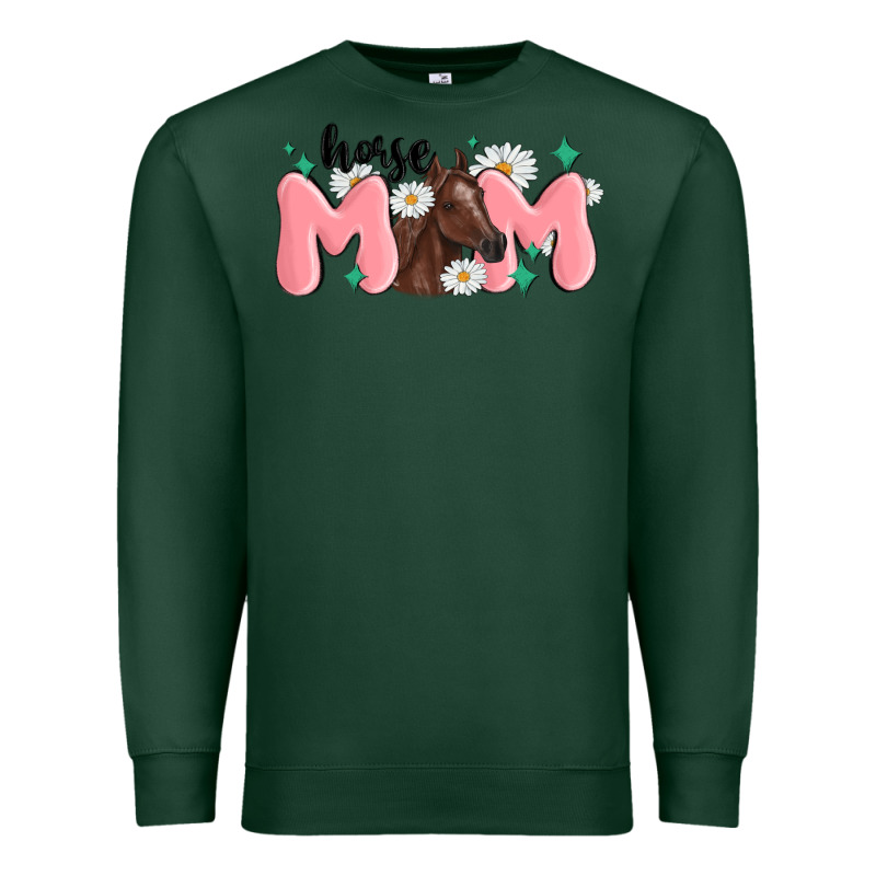 Horse Mom Premium Sweatshirt by MaliasSmallBusiness | Teevron