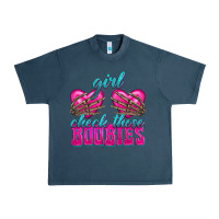 Midnight Navy Girl Check Those Boobies Urban Heavy Tee - texasbilliewilder