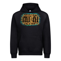 Black Leopard Patterned Mini Tried Urban Hoodie - Bettercallsaul