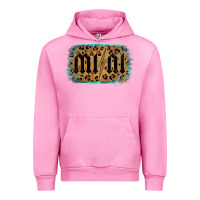 Fuchsia Pink Leopard Patterned Mini Tried Urban Hoodie - Bettercallsaul