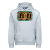 Heather Grey Leopard Patterned Mini Tried Urban Hoodie - Bettercallsaul