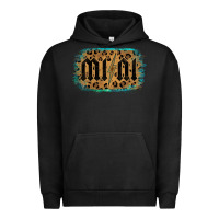 Pigment Black Leopard Patterned Mini Tried Urban Hoodie - Bettercallsaul