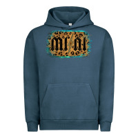Pigment Midnight Navy Leopard Patterned Mini Tried Urban Hoodie - Bettercallsaul