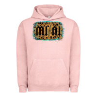 Pigment Salmon Leopard Patterned Mini Tried Urban Hoodie - Bettercallsaul