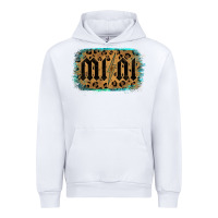 White Leopard Patterned Mini Tried Urban Hoodie - Bettercallsaul