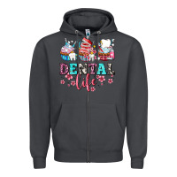 Smoke dental life with cupcakes Zipper Hoodie - AdoDesignShop