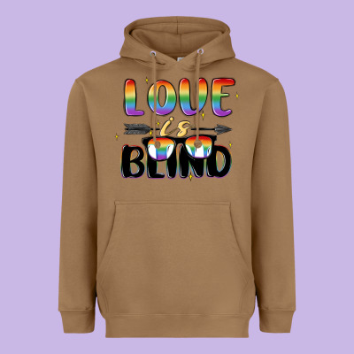 Love Is Blind Heavyweight Hoodie Designed By Maliassmallbusiness