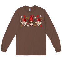Chestnut baseball gnome Long Sleeve Tee - HRA Design Shop