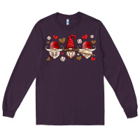 Plum baseball gnome Long Sleeve Tee - HRA Design Shop