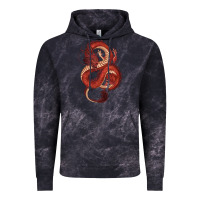 Cloud Black red dragon Vintage Hoodie - RanaPortraitStore