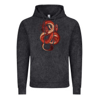 Vintage Arctic red dragon Vintage Hoodie - RanaPortraitStore