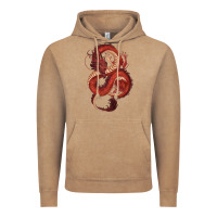 Vintage Coffee red dragon Vintage Hoodie - RanaPortraitStore