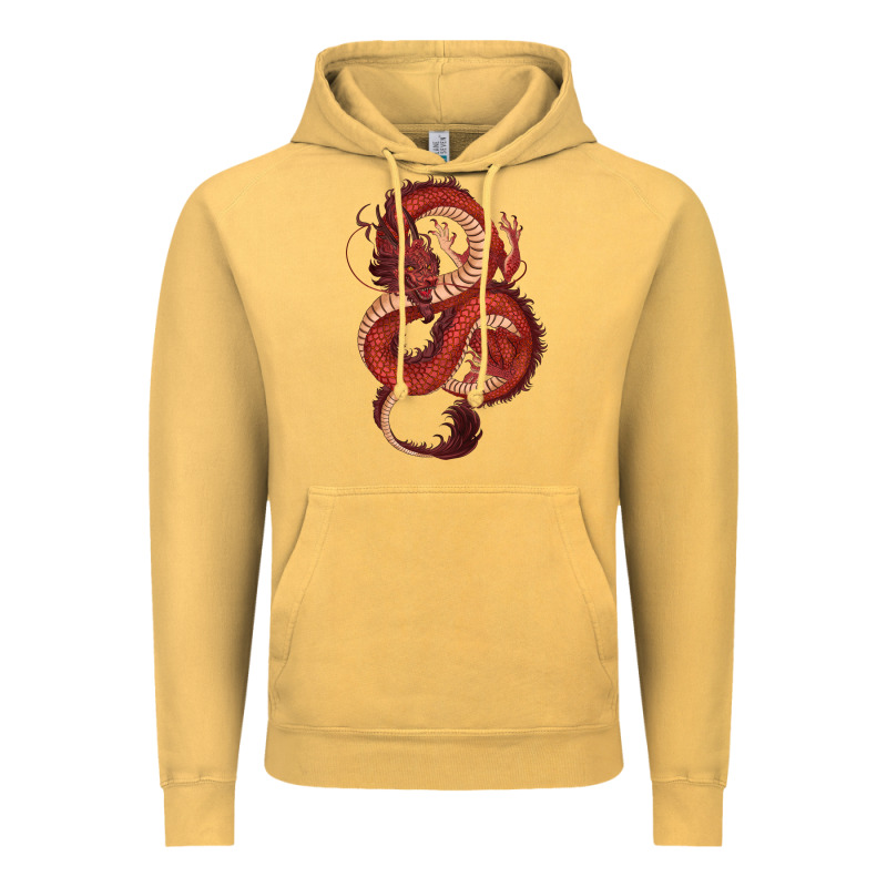 Red Dragon Vintage Hoodie by RanaPortraitStore | Teevron