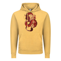 Vintage Mustard red dragon Vintage Hoodie - RanaPortraitStore