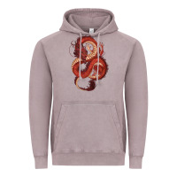 Vintage Zinc red dragon Vintage Hoodie - RanaPortraitStore