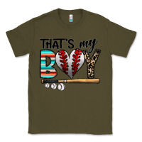 Army Green baseball Classic Tee - CowhideDigitalArt
