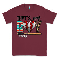 Burgundy baseball Classic Tee - CowhideDigitalArt
