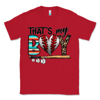 Red baseball Classic Tee - CowhideDigitalArt