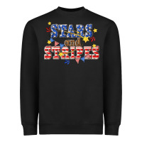 Black stars and striper billie wilder Heavyweight Sweatshirt - texasbilliewilder