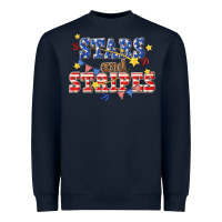 Navy stars and striper billie wilder Heavyweight Sweatshirt - texasbilliewilder