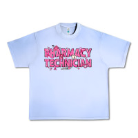 Grape Ice Breast Cancer Pharmacy Technician Urban Heavy Tee - texasbilliewilder