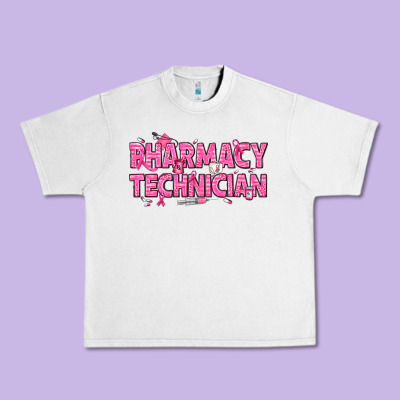Breast Cancer Pharmacy Technician Urban Heavy Tee Designed By Texasbilliewilder