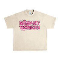 Sandshell Breast Cancer Pharmacy Technician Urban Heavy Tee - texasbilliewilder