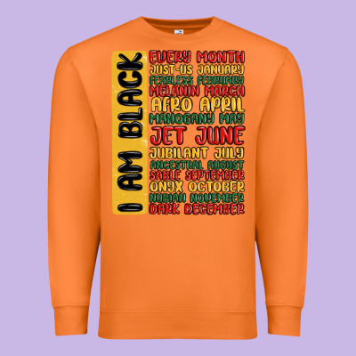 Black History  Month Premium Sweatshirt Designed By Maliassmallbusiness