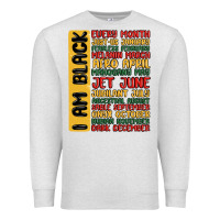 Oatmeal Heather black history  month Premium Sweatshirt - MaliasSmallBusiness