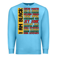 Ocean Blue black history  month Premium Sweatshirt - MaliasSmallBusiness