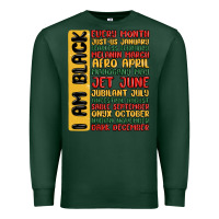Sports Green black history  month Premium Sweatshirt - MaliasSmallBusiness