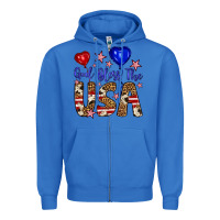 True Royal god bless the usa Zipper Hoodie - Artiststas
