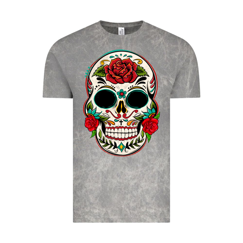 Mexican Day Of The Dead Vintage Tee by texasbilliewilder | Teevron