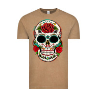 Vintage Coffee mexican day of the dead Vintage Tee - texasbilliewilder