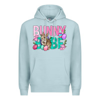 Blue Mist Bunny Babe Easter Premium Hoodie - BundleAndBundleShop
