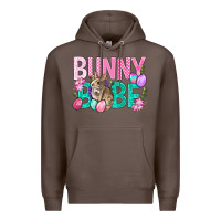 Coffee Bunny Babe Easter Premium Hoodie - BundleAndBundleShop