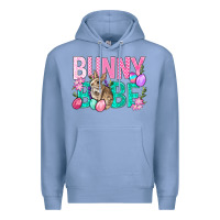 Colony Blue Bunny Babe Easter Premium Hoodie - BundleAndBundleShop