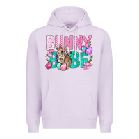 Lilac Bunny Babe Easter Premium Hoodie - BundleAndBundleShop