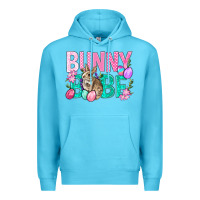 Ocean Blue Bunny Babe Easter Premium Hoodie - BundleAndBundleShop