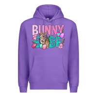 Purple Bunny Babe Easter Premium Hoodie - BundleAndBundleShop