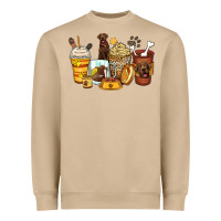 Mushroom labrador retriever coffee cups Heavyweight Sweatshirt - Zillion Design Studio