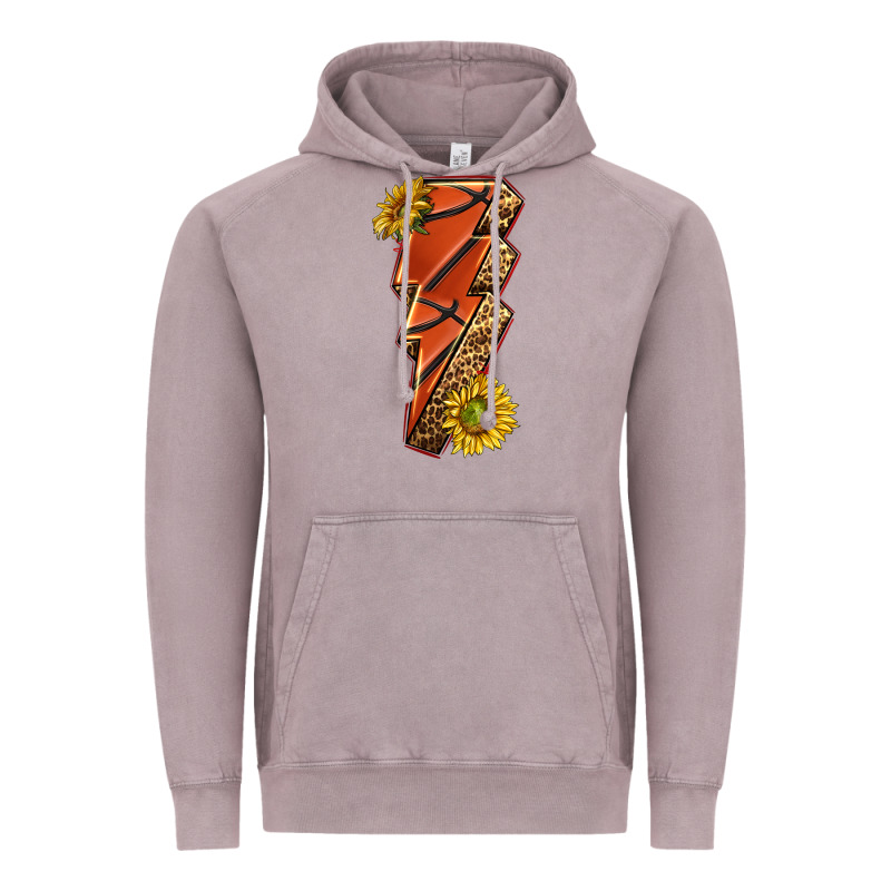 Sport Basketball Lightning Bolt Vintage Hoodie by texasbilliewilder | Teevron